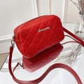 Moderigtige afslappede crossbody-tasker til damer, luksus kvast Red