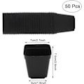 Miniatyrbilde 2 av 5: Plastkvadratiske plantepotter 7 cm 50 stk Sukkulente planter Potteplantepotter for blomsterstartende frøplanter, frøpotte blomsterplantebeholder