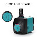 Miniatyrbild 4 av 5: Liten Vattenpump Ultra Tyst 10W EB303 Nedsänkbar Fontän Akvarium Cirkulerande Fiskedamm Fisktank Sidosugpump