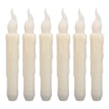 Miniatyrbillede 1 af 5: 6 stk. Batteridrevne Flamme-løse LED Keglelys Fake Lys B