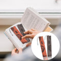 Pikkukuva 6 / 7: puuta kirjamerkit kirjan ystäville, kirjanmerkki miehille ja naisille, käsintehdyt luonnonpuukaiverruskirjanmerkit, perinteiset kirjanmerkit A