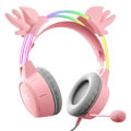 Pikkukuva 5 / 5: Lumova RGB-peliheadset – Koe tunnelmallinen ääni, mukava muotoilu ja kevyt rakenne pink
