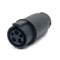Miniatyrbilde 1 av 5: EVSE Adapter 32A J1772 Type 1 til Type 2 Pluggadapter, Elektrisk Bil Lader Ladekontakt
