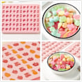 Miniatyrbild 5 av 5: 2 st Mini Fruktgummiformar Havsdjur Godisformar Livsmedelsgodkänd Silikon Godisform För Choklad Gelé Isbitar Praliner Karameller (frukt)