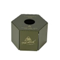Miniatyrbillede 1 af 5: Gasdåsebeskyttelse Solid Gasbeholder Beskyttelsesdæksel Gasflaske Dæksel Sort Green 12.5cmx8.3cm