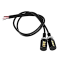 Pikkukuva 3 / 4: Hienot 2kpl Led-auton moottoripyörän rekisterikilven valot Lamppu Auto Takavalo Eturuuvipultti Polttimot Lamput Valonlähde 3 Led 5630 Smd