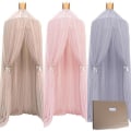Miniatyrbilde 4 av 7: Himmel seng Canopy seng Cot Myggnett telt Tulle (Rosa)