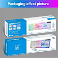 Pikkukuva 4 / 5: Redragon Näppäimistö ja Hiirisetti K552-RGB-BA Mekaaninen Peli Näppäimistö ja Hiiri Yhdistelmä Langallinen RGB LED 60% Windows PC Pelaajille White