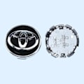 Pikkukuva 2 / 5: Toyota 4 kpl 62mm pyörän navan keskiökapseli logolle, musta
