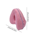 Miniatyrbillede 2 af 5: Smoothspine Alignment Pude, Lindrer Hoftesmerter & Iskias, Benpuder til Sovning Pink