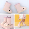 Pikkukuva 5 / 6: 1 kpl Vauvan Sadekumit Lapset Tytöt Wellies Ihanat Kuviot Pojat Wellies EVA Liukumaton Vedenpitävä Vauva Ulkoilukengät Pink 16cm