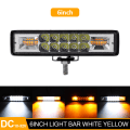 Miniatyrbilde 5 av 5: 6” Motorsykkel LED-frontlys Led arbeidslys Traktor 2 rader 9-36V 120W 12000LM 6000K Kombinasjons Spotlight+Floodlight LED-lysstang Offroad Led