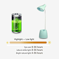 Miniatyrbillede 4 af 5: Bordlampe til børn, dæmpbar LED bordlampe med 3 farvetemperaturer, genopladelig bordlampe med berøringssensor og fleksibel arm, USB sengelampe til