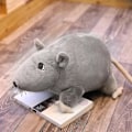 Miniatyrbild 5 av 5: Simulerad 3D Mus Råtta Djur Mjuk Plyschdocka Leksak Soffa Dekoration Nyårsgåva Black