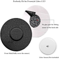 Miniatyrbillede 2 af 5: Sensorbeskyttelse til Freestyle Libre, vandtætte sensor-klæbemærker, CGM-sensorbeskyttelse uden lim Black 20pcs
