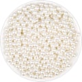 Miniatyrbillede 1 af 8: Til håndværk, elfenbensfarvede imiterede perler, små syede perler med huller, kan bruges til at lave armbånd, halskæder, hår, håndværk, dekorationer og vaser 8 mm