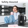 Pikkukuva 5 / 7: 1,7 litran vedenkeitin lämpötilan säädöllä 45-100 °C, automaattinen virrankatkaisu, Inoxide Kettle Maple, 1500 W