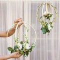 Pikkukuva 10 / 11: 10/15/18/20 cm Makrame Bambu Vanne Craft Dream Catcher Rengas Ympyrä DIY Materiaali 20CM