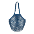 Miniatyrbilde 1 av 5: Mesh Bag - Gjenbrukbar, Vaskbar, Foldbar Bomullsnettpose for Frukt, Grønnsaker og Varehandel - Kjøkkenutstyr Kaesi Blue