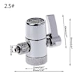 Miniatyrbillede 1 af 4: Vandfilter Hane Omskifterventil RO System 1/4\" 2.5/8\" 3/8\" Slangekobling Høj Kvalitet 2.5