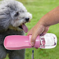 Miniatyrbillede 6 af 6: 1 stk. 350ml Hunde Vandflaske til Gåture, Bærbar Hunde Vandflaske, Kæledyrs Vanddispenser (Blå)