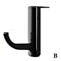 Miniatyrbillede 1 af 11: Universal Hodetelefonholder Væghængt Krog Headset Stativ Tripod T Sort One-size