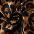 Miniatyrbilde 2 av 5: Langt, mykt skjerf for kvinner - Moteskjerf for kvinner Leopard Sjal Kveldsfest Tilbehør Dusk Brun