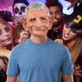 Miniatyrbillede 9 af 9: Realsitisk Gammel Mand Maske Latex Maske til Karneval Halloween A A
