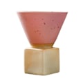 Miniatyrbillede 3 af 5: 200 ml Keramiske Krus Kegle Tragte Te Cappuccino Kaffekopper med Base Funktionel Kunst pink
