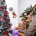 Miniatyrbild 7 av 7: Julstrumpa Hängande Väska, Julstrumpa Dekoration 3 st