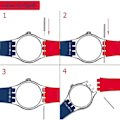 Miniatyrbilde 3 av 5: Vanntett erstatningsklokke for Swatch (20 mm, svart)