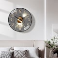 Miniatyrbild 5 av 5: 8 Tums Modern Väggklocka Tyst Non-Ticking Batteridriven Väggmonterad Klocka Vardagsrum Sovrum Kök Kontor Klassrum Dekoration as the picture A
