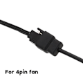 Miniatyrbild 4 av 5: USB till 4-polig Notebookfläktkabel 5V Dator PWM Fläktströmförsörjningskabel 30-100cm 100cm