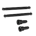 Miniatyrbild 5 av 11: Bakre CVD Drivaxel Dogbone Set Stålkonstruktion Effektiv för SCY16101 16102 16103 16201 1/16 RC Bil