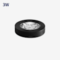 Miniatyrbilde 1 av 9: Spot LED Downlight Taklampe 3W Black 3W Black