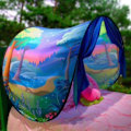 Miniatyrbillede 2 af 2: Fancy Dream Tents Børne Unicorn Space Foldbart Telt Indendørs Seng Hus Telt Forests