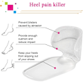 Miniatyrbillede 4 af 7: Gel Skoindsatser Foringer Puder til For Store Sko Anti-Slip Hælgreb Indsatser Foringer Fodindsatser til Kvinder, 4 Par, Transparent