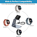 Pikkukuva 3 / 5: Latausalusta Fitbit Sense/Sense 2/Versa 3/Versa 4 -kelloille