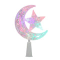 Pikkukuva 1 / 5: Joulukuusen Huipputähti Luova Muoto Paristoilla Toimivat LED-Valot Loistava Joulukuusen Huipputähti 3D Viisikärkinen Tähti Koriste Juhlatarvikkeet KAESI Multicolor
