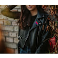 Miniatyrbillede 3 af 7: Pakke med 5 Biseksuelle Stolte Hjerteformede Lapel Pins Brocher Pins Flag Badge Broche Badges Bisexual
