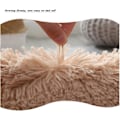 Miniatyrbild 3 av 6: Mjuka Mikrofiber Badmattor Set med 3 delar, Badmatta + Konturmatta + Toalettlockskydd, Halksäkra Badmattor med PVC-prickar Flanellbakstycke Light Camel