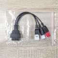 Miniatyrbillede 5 af 5: OBD2 Diagnostisk Kabel til Kline Euro5 Motorcykel 16 Pin til 3Pin 4Pin 6Pin OBD2 3 i 1 Diagnostisk Adapter