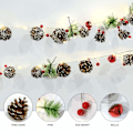 Miniatyrbillede 2 af 6: LED Julekrans med lys