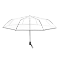 Miniatyrbillede 2 af 3: Transparent Automatisk Paraply Regn Kvinder Mænd Sol Regn Auto Paraply Kompakt Foldbar Vindp