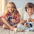 Miniatyrbillede 2 af 5: 16 stk. Videospil Controller Nøgleringe 2 Farver Spil Controller Håndtag Nøglering til Videospil Festgaver Fødselsdagsgaver