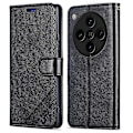 Miniatyrbild 1 av 5: AZNS Fodral för Oppo Find X8 Pro 5G - Anti-Repskyddande PU-Läder Stativ Plånboksfodral - Svart Multicolor Black