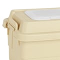 Miniatyrbillede 3 af 3: Camping Opbevaringsboks Udendørs Tissueboks med Låg til Rejser Hjem Madlavning Sort White 18cmx12cmx11.5cm
