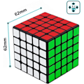 Miniatyrbild 3 av 5: 5 x 5 x 5 Speed Cube, Original Full Size 62mm Magic Cube Puzzle