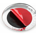 Miniatyrbillede 2 af 4: 2 x 74mm Alfa Romeo Badge Gt 147 159 Brera Mito Giulietta Giulia Hætte-yky
