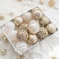 Miniatyrbilde 4 av 5: Julepynt 2023 Julekuler Juletrekuler Anheng Xmas Hjem God Fest Bryllup Ornament Forsyninger Plast 24PCS